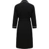 imageALCEA ROSEA Women Lightweight Kimono Robe Long Spa Hotel Bathrobe Microfiber Shawl Soft Sleepwear Ladies LoungewearBlack