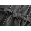 imageALCEA ROSEA Women Lightweight Kimono Robe Long Spa Hotel Bathrobe Microfiber Shawl Soft Sleepwear Ladies LoungewearGrey02