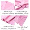 imageALCEA ROSEA Womens Cotton Robes Lightweight Lace robe Soft Knit Sleepwear Loungewear Ladies Bride RobePink1