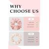 imageALCEA ROSEA Hair Ties Silk Scrunchies for Women Girls 8 Pack Satin Elastic Tie Scrunchie No Damage Ponytail Holders Hair Bands 88G62A