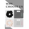 imageALCEA ROSEA Hair Ties Silk Scrunchies for Women Girls 8 Pack Satin Elastic Tie Scrunchie No Damage Ponytail Holders Hair Bands 88G82A