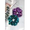 imageALCEA ROSEA Hair Ties Silk Scrunchies for Women Girls 8 Pack Satin Elastic Tie Scrunchie No Damage Ponytail Holders Hair Bands 88G82C