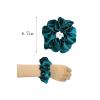 imageALCEA ROSEA Hair Ties Silk Scrunchies for Women Girls 8 Pack Satin Elastic Tie Scrunchie No Damage Ponytail Holders Hair Bands 88G82C
