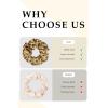 imageALCEA ROSEA Hair Ties Silk Scrunchies for Women Girls 8 Pack Satin Elastic Tie Scrunchie No Damage Ponytail Holders Hair Bands 88G82E