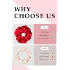 imageALCEA ROSEA Hair Ties Silk Scrunchies for Women Girls 8 Pack Satin Elastic Tie Scrunchie No Damage Ponytail Holders Hair Bands 88G8Wine