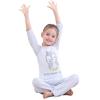 imageALCEA ROSEA Kids Pajamas Shorts Set Cute Panda Pattern 2 Piece Sleepwear Loungewear set Jersey Pjs SetsGrey