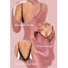 imageALCEA ROSEA Women Sleepwear Sexy Lingerie Nightgown Lace Chemise Satin Slip Silk Negligee Nightie3870pink