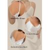 imageALCEA ROSEA Women Sleepwear Sexy Lingerie Nightgown Lace Chemise Satin Slip Silk Negligee Nightie3870white