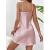 imageALCEA ROSEA Women Sleepwear Sexy Lingerie Nightgown Lace Chemise Satin Slip Silk Negligee Nightie3955pink