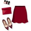 imageALCEA ROSEA Womens Elegant Silky Satin Mini Skirt High Waist Short Skirt Leopard Print Mini A Line Skirts for WomenBurgundy