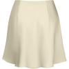 imageALCEA ROSEA Womens Elegant Silky Satin Mini Skirt High Waist Short Skirt Leopard Print Mini A Line Skirts for WomenChampagne