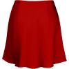 imageALCEA ROSEA Womens Elegant Silky Satin Mini Skirt High Waist Short Skirt Leopard Print Mini A Line Skirts for WomenTomato