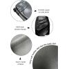 imageALCEA ROSEA Womens Pu Leather High Waist Skirt Bodycon Faux Leather Mini Short Zipper Front Work Office A line Pencil Skirts7816black