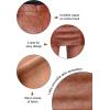 imageALCEA ROSEA Womens Pu Leather High Waist Skirt Bodycon Faux Leather Mini Short Zipper Front Work Office A line Pencil Skirts7817brown