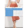 imageALCEA ROSEA Womens Satin High Waisted Silky Midi Skirt Elastic Aline Skirt for Wedding Party Work7302caramel