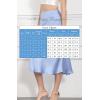 imageALCEA ROSEA Womens Satin High Waisted Silky Midi Skirt Elastic Aline Skirt for Wedding Party Work7302sky Blue