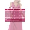 imageALCEA ROSEA Womens Sexy Lingerie Sheer Mesh Babydoll Sleepwear Pajamas Lace V Neck Sleeveless Chemise Nightgowns 3805Fuchsiasilky