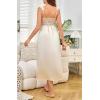 imageALCEA ROSEA Womens Sexy Nightgowns Long Floral Lace silky Lingerie supportive Chemises Full slip for Women Elegant Sleepwear123champagne