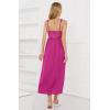imageALCEA ROSEA Womens Sexy Nightgowns Long Floral Lace silky Lingerie supportive Chemises Full slip for Women Elegant Sleepwear123fuchsia Red