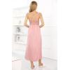 imageALCEA ROSEA Womens Sexy Nightgowns Long Floral Lace silky Lingerie supportive Chemises Full slip for Women Elegant Sleepwear123pink