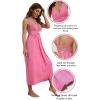 imageALCEA ROSEA Womens Sexy Nightgowns Long Floral Lace silky Lingerie supportive Chemises Full slip for Women Elegant SleepwearBright Pinkjersey