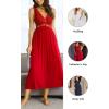 imageALCEA ROSEA Womens Sexy Nightgowns Long Floral Lace silky Lingerie supportive Chemises Full slip for Women Elegant SleepwearFlame Red