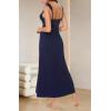 imageALCEA ROSEA Womens Sexy Nightgowns Long Floral Lace silky Lingerie supportive Chemises Full slip for Women Elegant SleepwearNavy Blue