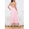 imageALCEA ROSEA Womens Sexy Nightgowns Long Floral Lace silky Lingerie supportive Chemises Full slip for Women Elegant SleepwearPink