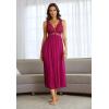 imageALCEA ROSEA Womens Sexy Nightgowns Long Floral Lace silky Lingerie supportive Chemises Full slip for Women Elegant SleepwearRose Redjersey