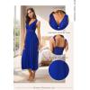 imageALCEA ROSEA Womens Sexy Nightgowns Long Floral Lace silky Lingerie supportive Chemises Full slip for Women Elegant SleepwearRoyal Bluejersey