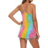 imageALCEA ROSEA Womens Workout Tie Dye Tank Tops Sleeveless Casual Yoga Athletic Sports Shirts Gym Exercise BlouseFantasy