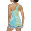 imageALCEA ROSEA Womens Workout Tie Dye Tank Tops Sleeveless Casual Yoga Athletic Sports Shirts Gym Exercise BlouseGreen Apple