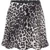 imageALCEA ROSEA Womens Elegant Silky Satin Mini Skirt High Waist Short Skirt Leopard Print Mini A Line Skirts for WomenWhite Leopard