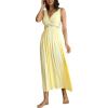 imageALCEA ROSEA Womens Sexy Nightgowns Long Floral Lace silky Lingerie supportive Chemises Full slip for Women Elegant SleepwearLight Yellowjersey