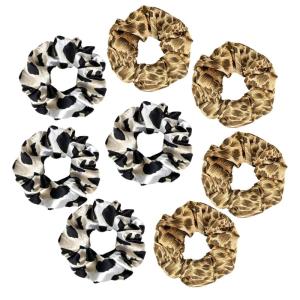 imageALCEA ROSEA Hair Ties Silk Scrunchies for Women Girls 8 Pack Satin Elastic Tie Scrunchie No Damage Ponytail Holders Hair Bands 88G82D