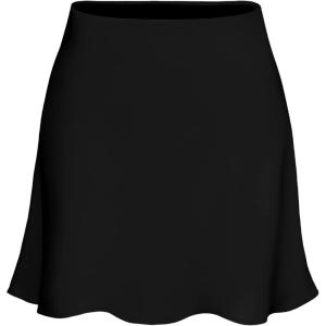 imageALCEA ROSEA Womens Elegant Silky Satin Mini Skirt High Waist Short Skirt Leopard Print Mini A Line Skirts for WomenJet Black
