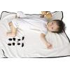 imageALCEA ROSEA Coral Fleece Animal Theme GiftDog Baby Blanket 40 x 32 Yellow CorgiPanda