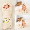 imageALCEA ROSEA UnisexBaby Newborn Panda Print Hooded Baby Blanket Organic Cotton Wearable Blanket Sleep Bag Blanket Sleeper for Baby PandaBird