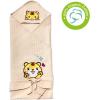 imageALCEA ROSEA UnisexBaby Newborn Panda Print Hooded Baby Blanket Organic Cotton Wearable Blanket Sleep Bag Blanket Sleeper for Baby PandaTiger