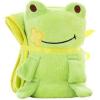 imageALCEA ROSEA Coral Fleece Animal Theme GiftDog Baby Blanket 40 x 32 Yellow CorgiFrog