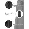 imageALCEA ROSEA Womens Maxi Satin Silky Skirt Elastic Drawstring Flared High Waisted Aline Elegant Wedding Long Skirts 7820Black