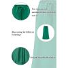 imageALCEA ROSEA Womens Maxi Satin Silky Skirt Elastic Drawstring Flared High Waisted Aline Elegant Wedding Long Skirts 7820Dark Green