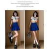 imageALCEA ROSEA Womens Pleated Mini Skirts High Waisted ALine Skirts for Skater Tennis School Cheerleader Short Skirts 7859Blue
