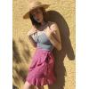 imageALCEA ROSEA Womens Summer Wrap Floral High Waist Ruffle Short Mini Skirts 7892Red