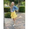 imageALCEA ROSEA Womens Summer Wrap Floral High Waist Ruffle Short Mini Skirts 7892Yellow