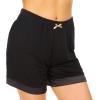 imageALCEA ROSEA Pajamas Shorts Women Sleeping Wear PJ Bottoms Plus Size SXXLBlack Short 02