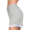 imageALCEA ROSEA Pajamas Shorts Women Sleeping Wear PJ Bottoms Plus Size SXXLGrey Short 01