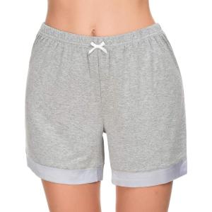 imageALCEA ROSEA Pajamas Shorts Women Sleeping Wear PJ Bottoms Plus Size SXXLGrey Short 01
