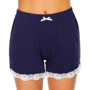 imageALCEA ROSEA Pajamas Shorts Women Sleeping Wear PJ Bottoms Plus Size SXXLNavy Short