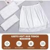 imageALCEA ROSEA Half Slips for Women Under Dresses Skirt Extenders Skirt Womens Half Slip Satin Anti Static Lace UnderskirtWhite40